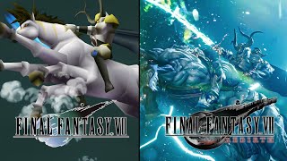 FINAL FANTASY 7 REBIRTH 2024 VS ORIGINAL 1997【ALL SUMMONS COMPARISON】4K60ᶠᵖˢ [upl. by Zorina917]