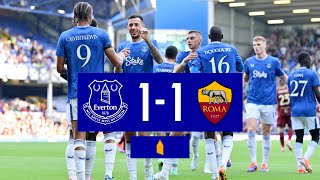 EVERTON 11 AS ROMA  Preseason highlights [upl. by Inohs]