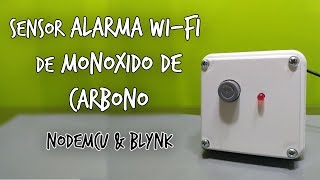 Detector de Monoxido De Carbono casero WiFi  NodeMCU ESP8266 y Blynk [upl. by Profant]