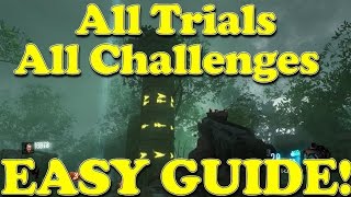 Zetsubou No Shima  All trials  challenges EASY guide [upl. by Walling907]