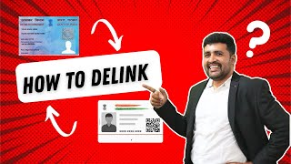 How to Delink Aadhar from PAN Card StepbyStep Guide Delink Aadhar from PAN Unlink PAN to Aadhar [upl. by Sihun]