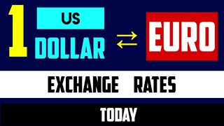 1 Us Dollar to Euro Exchange Rates Today EUR USD 18 JULY 2024 [upl. by Silver]