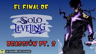 🔴 EL FINAL DE SOLO LEVELING REACCIÓN  SUNG vs ANTARES 🔴 sololeveling sungjinwoo chahaein [upl. by Ilrebmik715]