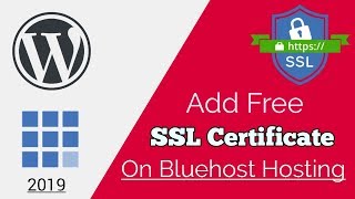 How to Get Free SSL Certificate on bluehost Hosting for Lifetime 2020 [upl. by Cohla]