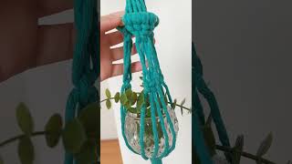 Live Aula Mini Suporte de Plantas em macrame [upl. by Zoarah]