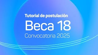 Beca 182025 tutorial de postulación para la preselección [upl. by Granthem]