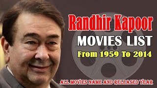 Randhir Kapoor Movies List 19592014  Bollywood News [upl. by Schaumberger]