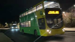 11538 GoAhead Ireland Bus Hazelhatch amp Celbridge Railway Station [upl. by Namreg904]