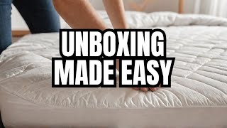 STOP Struggling with Mattress Protector Unboxing and Try This Instead [upl. by Acimahs]