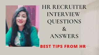 HR Recruiter  HR Recruiter Interview Question amp Answers HR recruiter interview readytogetupdate [upl. by Yonita]