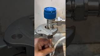 New radiator valve 8mm to 15mm asmr subscribe howto diy youtubeshorts plumbing asmrsounds [upl. by Haleehs454]