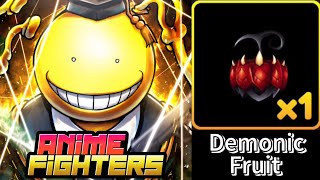 The Demonic Fruit In Anime Fighters Simulator  ROBLOX [upl. by Nilok]