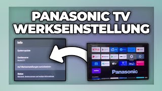 Panasonic TV auf Werkseinstellungen zurücksetzen  Tutorial [upl. by Kcirednek]