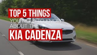 Five things you need to know about the 2017 Kia Cadenza [upl. by Mcclain]