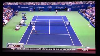 Federer plays a halfvolley SABR return as commentators discuss it [upl. by Julieta]