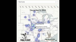 Migration Update  December 6th 2022  Goose amp Duck Migration Report [upl. by Inattirb757]