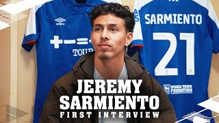 JEREMY SARMIENTOS FIRST TOWN INTERVIEW [upl. by Tillman]