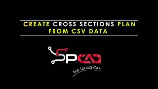 Plot Crosssectional Data in CAD [upl. by Hurley925]