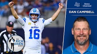 Lions HC Dan Campbell How Jared Goff’s Hot Streak Compares to Peak Drew Brees  The Rich Eisen Show [upl. by Nroht]