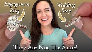 Wedding Band vs Engagement Ring How Are They Different 💍 [upl. by Krik]