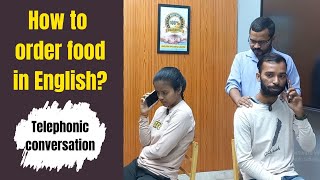 Telephonic Conversation  How to to order food  Boon Education India [upl. by Anivad]