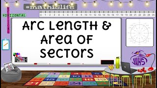 Arc Length amp Area of Sector [upl. by Guyon]