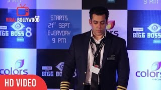 Salman Khan Respects Religion  Total Silence at bigg Boss 8 Press Meet  Viralbollywood [upl. by Lenes255]