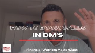 How to Book more Sales Calls in DM if you’re a Financial Advisor [upl. by Elleinaj]