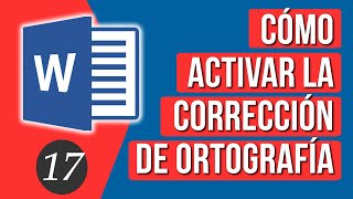 Como Activar la Correccion de Ortografia en Word [upl. by Ackler279]