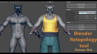 How fun is Blender retopology [upl. by Kcirdehs]