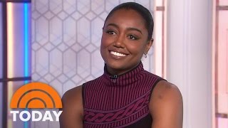 Patina Miller Talks ‘Madam Secretary’ Shows Off Her ‘Superhero’ Arms  TODAY [upl. by Harli815]