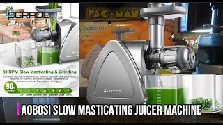 Aobosi Slow Masticating Juicer Machine [upl. by Metabel896]