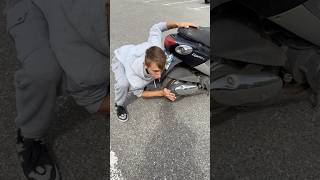 La meilleure technique quand tu as perdu les clés  😱😂 mecanique astuce scooter moteur [upl. by Russo]