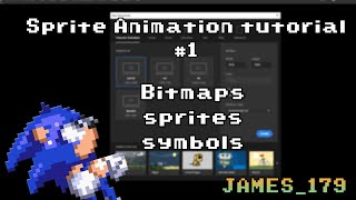 Sprite animation Tutorial Bitmaps Sprites and Symbols [upl. by Jezabel]