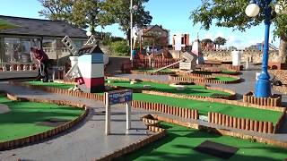 Crazy Golf at Rhos Fynach in Rhos on Sea  Hole 5 [upl. by Ringler549]