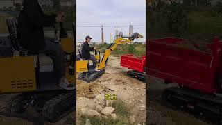 excavationequipment farming miniexcavator farmmachinery excavating constructionequipment [upl. by Aicilef]