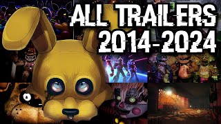 All FNAF TRAILERS 20142024 [upl. by Koller405]