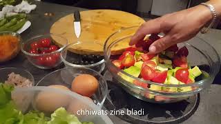 Salade davocats meli méloسلطة الأفوكادو ميلي ميلوAvocado salad meli melo chhiwats zine bladi [upl. by Sethrida]