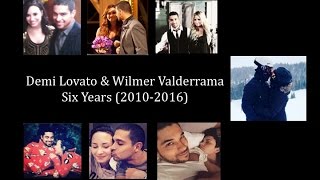 Demi Lovato amp Wilmer Valderrama  6 Years 20102016 [upl. by Lihas]