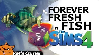 Sims 4 Game Tutorial How to Keep Fish Fresh with No Tank [upl. by Ennylcaj]