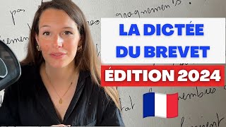 La dictée 2024 du brevet des collèges lecture  correction [upl. by Ojeitak]