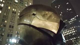 GREAT SPHERICAL CARYATID aka THE SPHERE RECOVERED FROM WORLD TRADE CENTER AFTER 9112001 [upl. by Enialedam453]