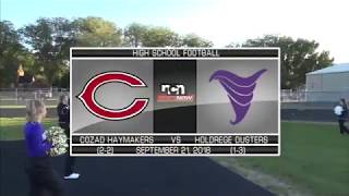 Holdrege Dusters vs Cozad Haymakers Football Highlights [upl. by Farro]