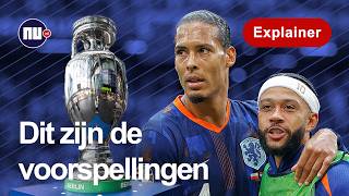 Dit wordt de mogelijke route van Oranje naar de EKfinale  NUnl  Explainer [upl. by Haydon]