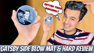 Gatsby Side Blow Mat And Hard Hair Wax Review  Better Than Original [upl. by Maryann739]