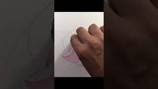 Rose Drawing with Color Pencil for Beginners  shorts  YouTubeShorts [upl. by Karp867]