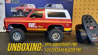 Unboxing 18th Anniversary Edition FMS FCX24 K5 Blazer Pro [upl. by Nugent]