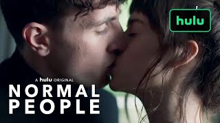 Normal People  Marianne and Connells First Kiss  Hulu [upl. by Tu]