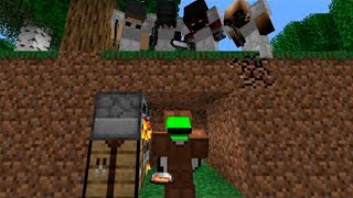 Minecraft Speedrunner VS 4 Cazadores  LA REVANCHA [upl. by Amandie]