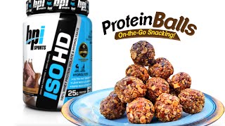 Chocolate Protein Balls Recipe  Chef Geo  BPI Sports [upl. by Radack540]